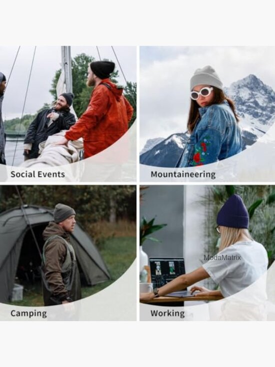 Acrylic Embroidered Couple Beanies, Knit Cuff Hats for Men Women